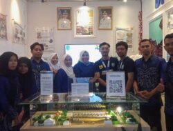 Miniatur Jembatan Baru Desa Pejambuan di Stan Dinas PUPRP Kabupaten Banjar