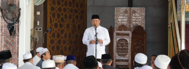 Mujiyat Salat Iduladha di Masjid Agung Al Anwar Marabahan