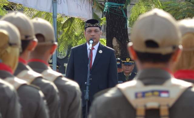 Wali Kota Banjarbaru Aditya Mufti Ariffin, Senin (9/10/2023). (Sumber Foto: Satpol PP Kota Banjarbaru/Koranbanjar.net)