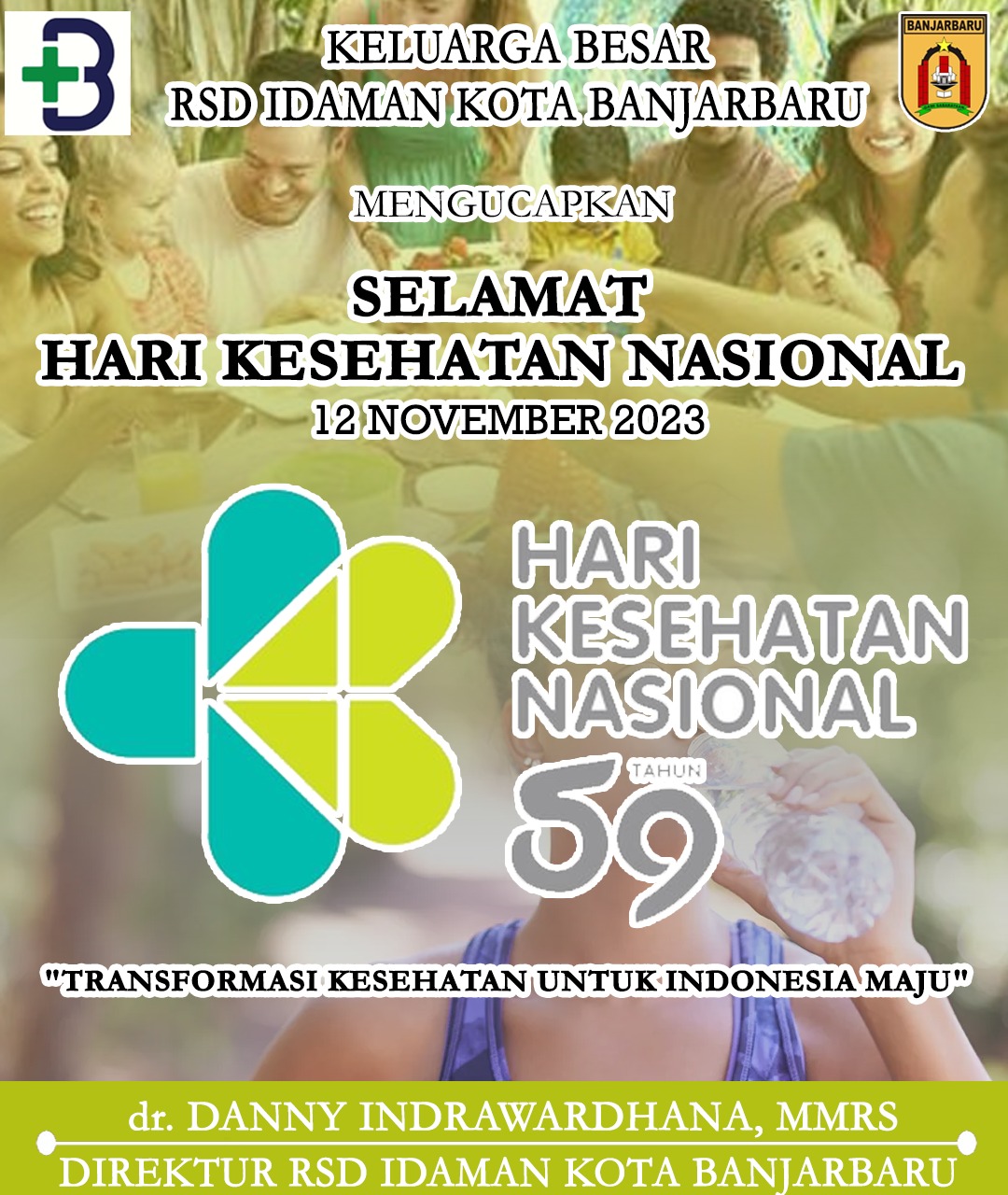 Danny Indrawardhana RSD Idaman Kota Banjarbaru Hari Kesehatan Nasional 12 November 2023