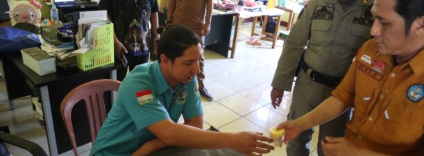 Persiapan RAN P4GN Tahun 2023, Pemkab Batola Laksanakan Tes Urine