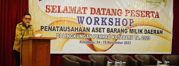Sekda Said Akhmad Buka Workshop Penatausahaan Aset Barang Milik Daerah