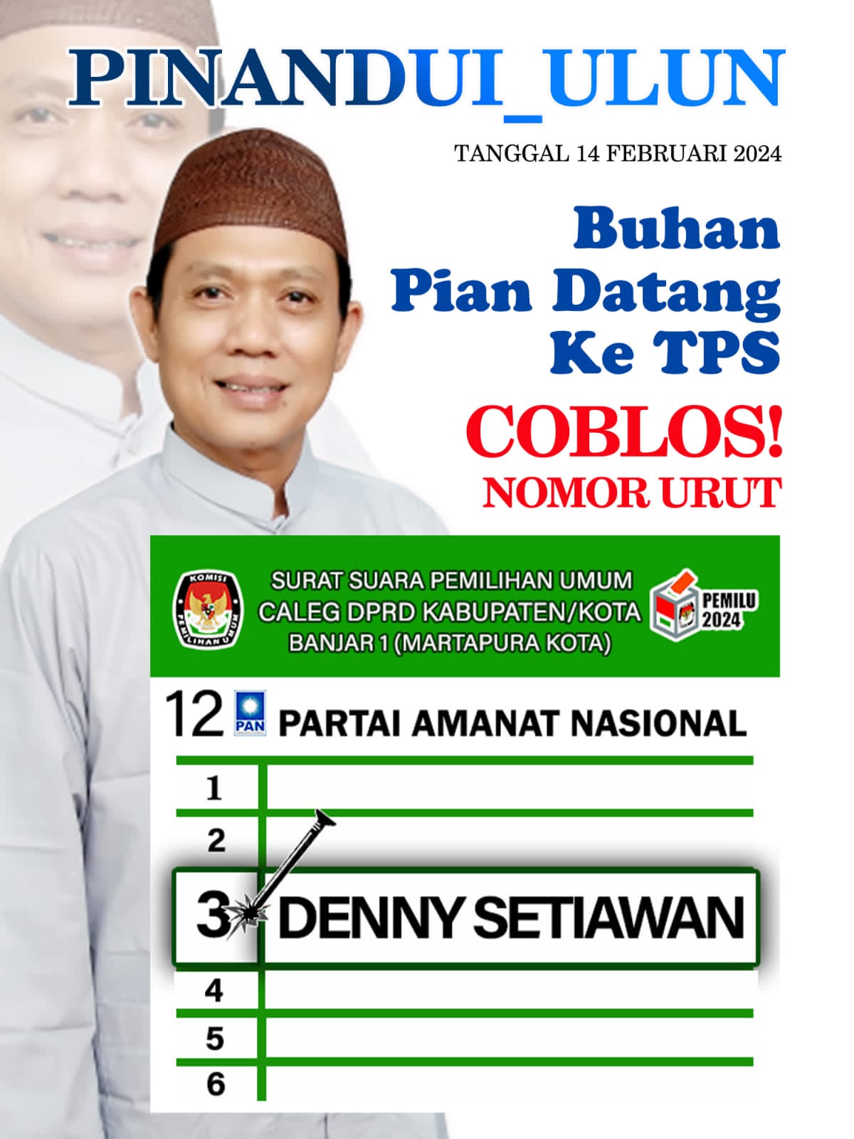 Denny Setiawan PAN Banjar DPRD Banjar