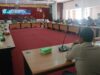 Rapat kerja gabungan Komisi I dan II DPRD Kabupaten HSS, terkait sengketa tanah masyarakat dengan PT SAM, Jumat (22/12/2023). (Foto: Devi/Koranbanjar.net)
