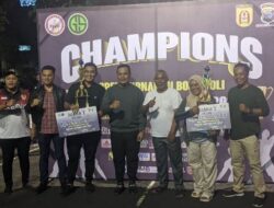 Turnamen Bola Voli Gunung Sambung Berakhir, MLN Digdaya Jadi Juara