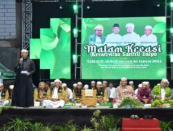 Sambut Tahun 2024, Santri di Kandangan Unjuk Kreativitas Kesenian Islami 