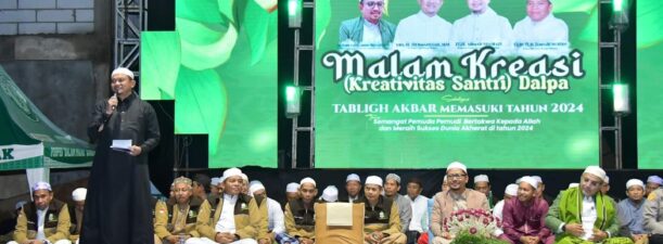 Sambut Tahun 2024, Santri di Kandangan Unjuk Kreativitas Kesenian Islami 