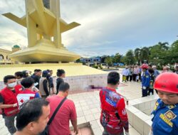 Pria Tak Bernyawa Ditemukan di Bawah Menara Wudu Masjid Martapura