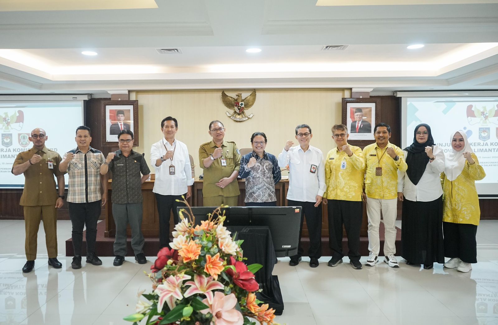 Kunjungan Komisi IV DPRD Kalsel bersama Dinas PPPAKB Provinsi Kalsel ke Direktorat Jenderal Bina Pembangunan Daerah (Ditjen Bina Bangda) Kementerian Dalam Negeri (Kemendagri) Republik Indonesia (RI), Senin (15/1/2024). (Foto: Humas DPRD Kalsel/Koranbanjar.net)