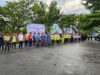 Dinas Lingkungan Hidup (DLH) Kabupaten Kotabaru menggelar kegiatan Gerakan Bersih-bersih Serentak atau "Geber", yang dipusatkan di kawasan Pasar Kemakmuran Kotabaru, Jumat (23/2/2024). (Foto: Kominfo Kotabaru/Koranbanjar.net)