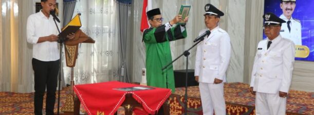 Pambakal Aranio dan Mataraman Resmi Duduki Jabatan