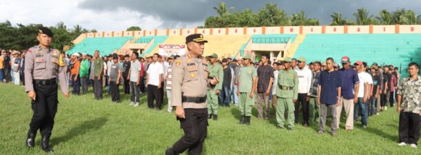 Ribuan Personil Siap Amankan 781 TPS di HSS