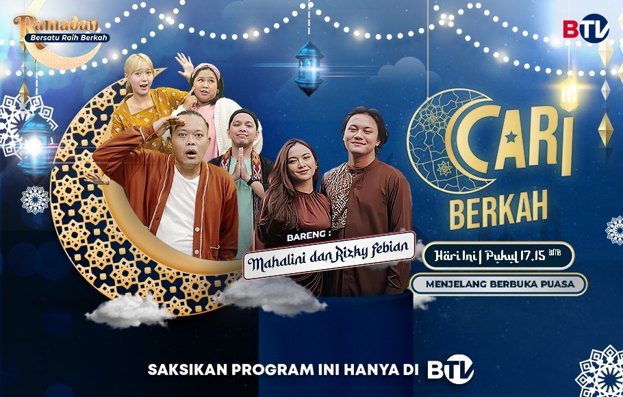Program "Cari Berkah" yang tayang setiap sore menjelang buka puasa di BTV. (Foto: Beritasatu.com/Koranbanjar.net)