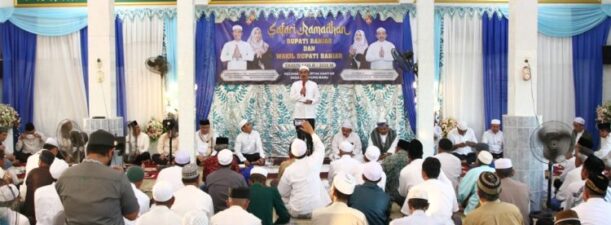 Pasangan MANIS Safari Ramadan di Desa Belayung Baru