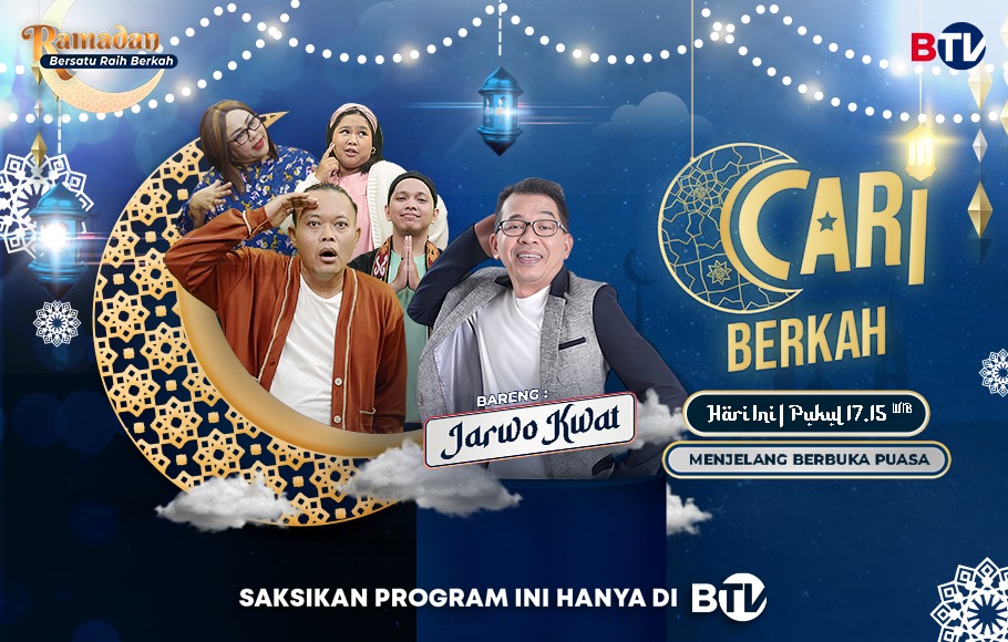 Program "Cari Berkah" yang tayang setiap sore menjelang buka puasa di BTV. (Foto: Beritasatu.com/Koranbanjar.net)