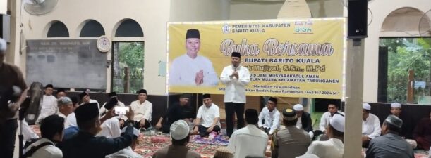 Sekwan DPRD Kabupaten Batola Ikut Dampingi Safari Ramadan Pj Bupati Batola di Desa Sungai Telan Muara