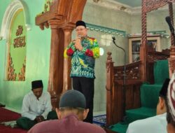 Safari Jumat, Bupati Kotabaru Berikan Bantuan Masjid Nurul Falah Desa Sebelimbingan