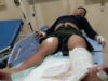 Mujahid tergolek di rumah sakit. (Foto: Koranbanjar.net)