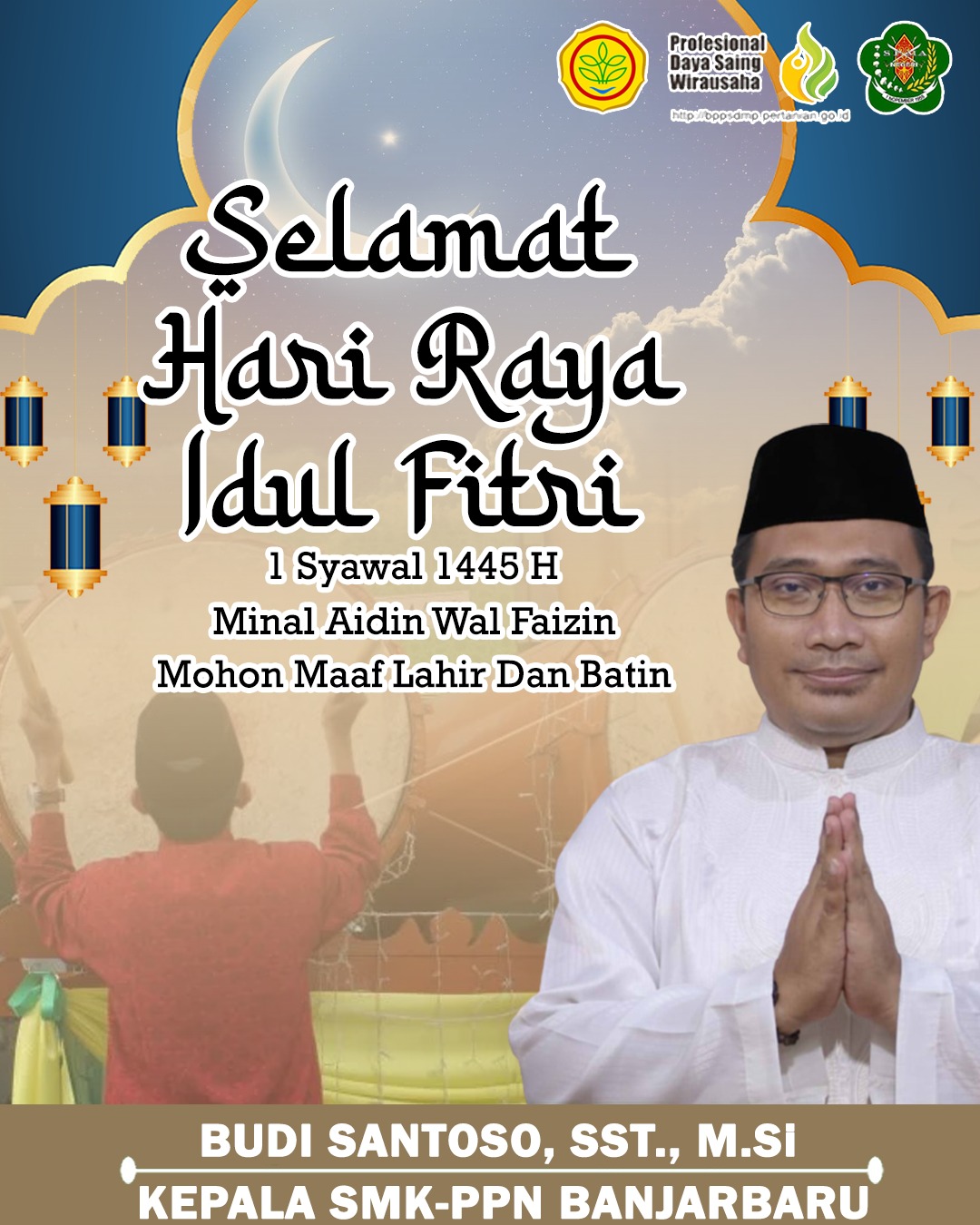 Budi Santoso Smk Pp Negeri Banjarbaru Selamat Hari Raya Idul Fitri 1