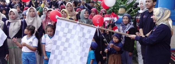 Jalan Sehat Bersama Acil Odah di BPMP Kalsel di Banjarbaru