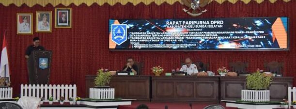 DPRD HSS Tanggapi Pendapat Kepala Daerah Atas Dua Raperda Inisiatif