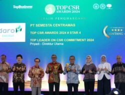Event Top CSR Award 2024, PT Semesta Centramas Raih Dua Penghargaan
