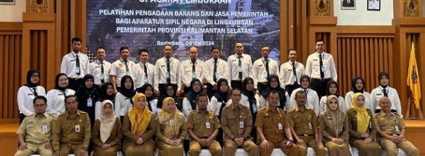 Pelatihan Pengadaan Barang dan Jasa Diikuti 30 Peserta Lingkup Pemprov Kalsel