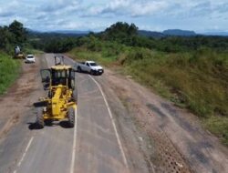 Hanya 28 Kilometer Lagi Pembangunan Jalan Banjarbaru Batulicin Rampung Digarap