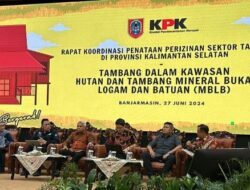 Koordinasi Penataan Perizinan Sektor Tambang di Provinsi Kalimantan Selatan