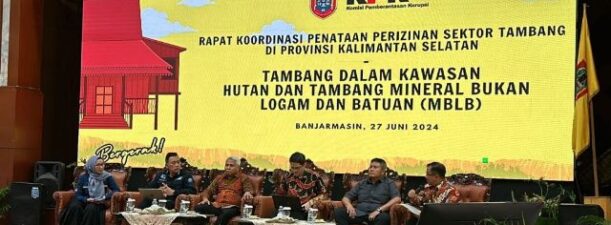Koordinasi Penataan Perizinan Sektor Tambang di Provinsi Kalimantan Selatan