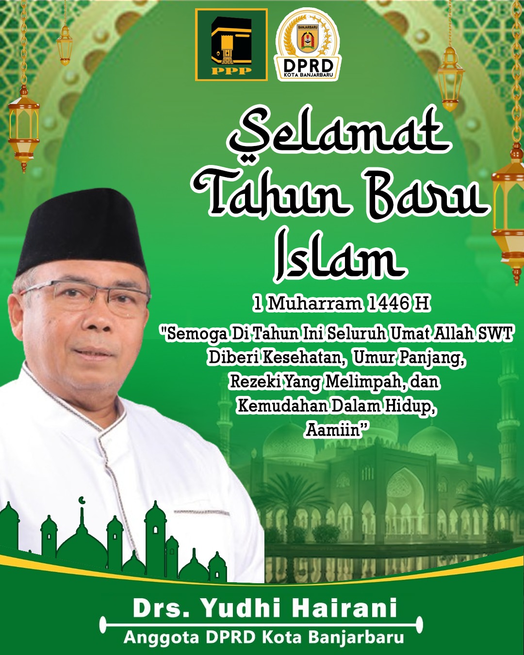 Drs Yudhi Hairani Selamat Tahun Baru Islam 1446 H