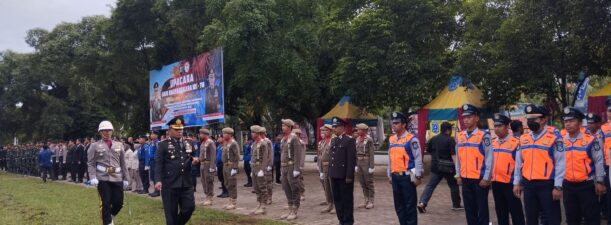 Polres HSS Gelar Upacara HUT ke-78 Bhayangkara
