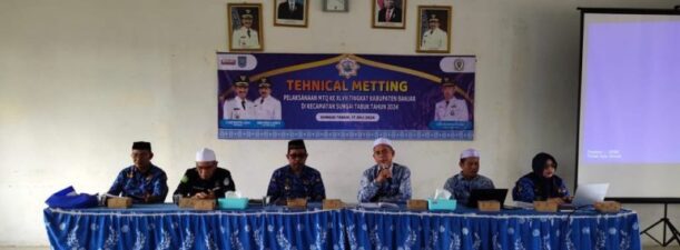 Technical Meeting MTQ KE XLVII Tingkat Kabupaten Banjar di Sungai Tabuk
