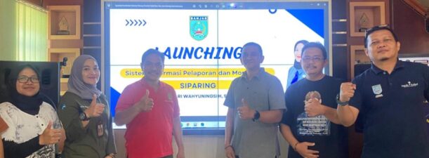 Dinas Kominfo Kabupaten Banjar Launching Aplikasi Siparing