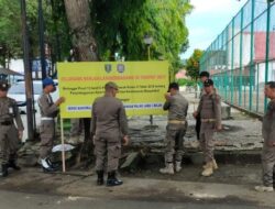 Tertibkan PKL di Sekitar Lapangan Tenis Jalan Penghulu Rasyid, Satpol PP Tabalong Lakukan Hal Ini