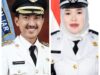 Kolase foto H Saidi Mansyur dan Hj Yuliani. (Foto: Bayu/Koranbanjar.net)