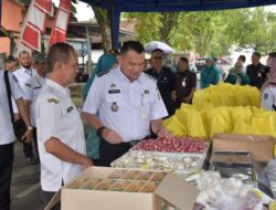 Pj Bupati HSS Pantau Kegiatan Gelar Pangan Murah