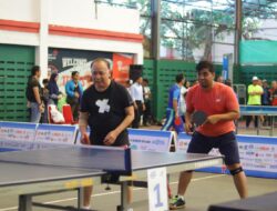Tim Tenis Meja Eksebisi Direksi PD Perpamsi Kalsel Raih Juara II di Ajang Porpamnas VIII Makassar