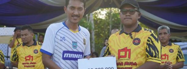 Turnamen Sepakbola Pakutik Cup IV Tahun 2024 di Kecamatan Sungai Pinang