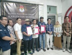 Dua Paslon Resmi Bertarung Head to Head di Kabupaten Banjar