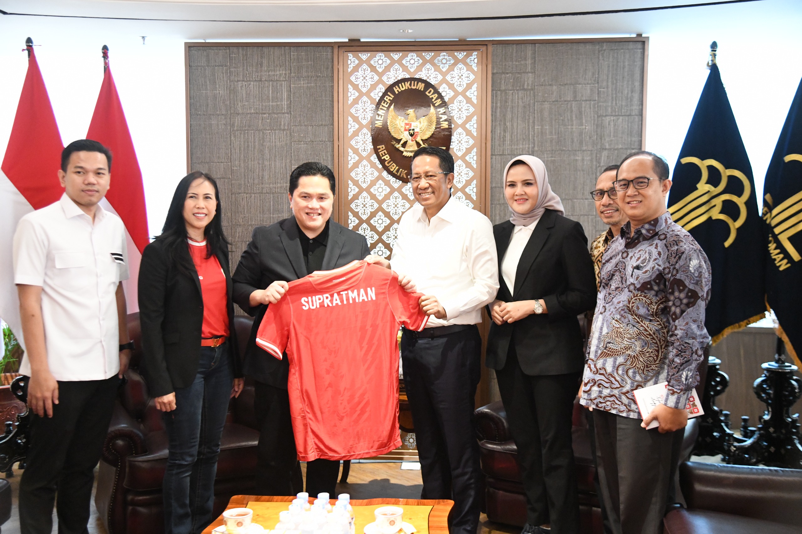 Menkumham Supratman Andi Agtas mendukung penuh kemajuan olahraga di Indonesia. (Foto: Kemenkumham RI/Koranbanjar.net)