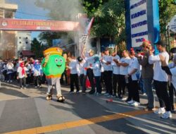 Ribuan Peserta Ikuti KPU Kabupaten Banjar Funwalk Pilkada