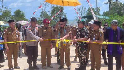 Bupati Kotabaru Resmikan Jembatan Kuning SJA