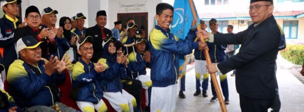 Pjs Bupati Banjar Melepas 24 Atlet Paralympic Kabupaten Banjar ke Peparnas 2024