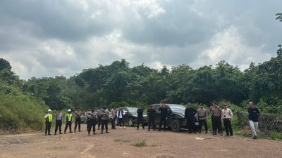 Polda Kalsel Patroli Udara Eks Tambang Ilegal di Piani