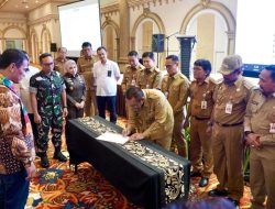 Pjs Bupati Banjar Ikut Koordinasi Program Cetak Sawah di Kalimantan Selatan