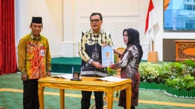 Pjs Wali Kota Banjarbaru Resmi Serahkan Nota Pelaksanaan Tugas