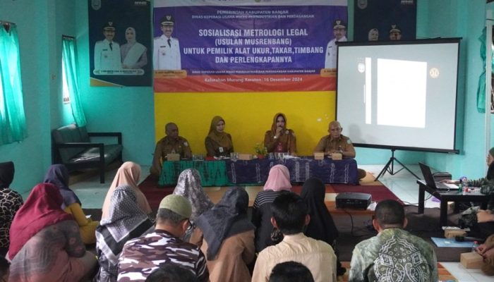 Sosialisasi Metrologi Legal di Kelurahan Murung Keraton