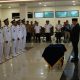 Bupati Kotabaru H Sayed Jafar SH melantik 7 orang Kepala Desa Pengganti Antar Waktu (PAW), berlangsung di Aula Kantor Bupati Sebelimbingan, Rabu (18/12/2024). (Foto: Kominfo Kotabaru/Koranbanjar.net)