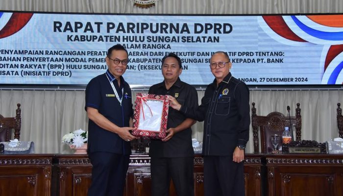 DPRD HSS Sampaikan Ranperda Pembentukan Desa Wisata